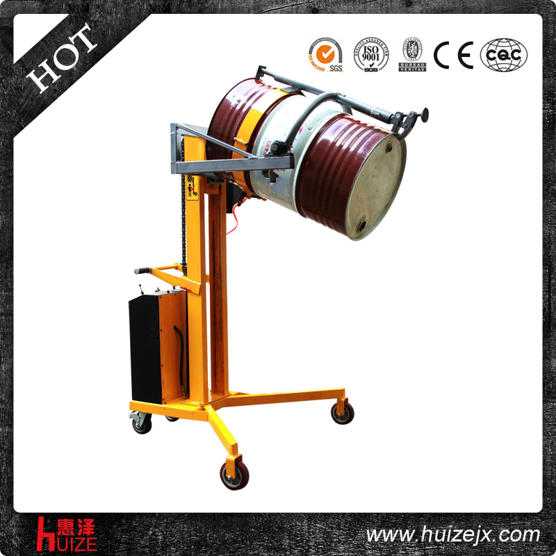 半電動(dòng)油桶車（直角腿，夾鐵桶翻轉(zhuǎn)）