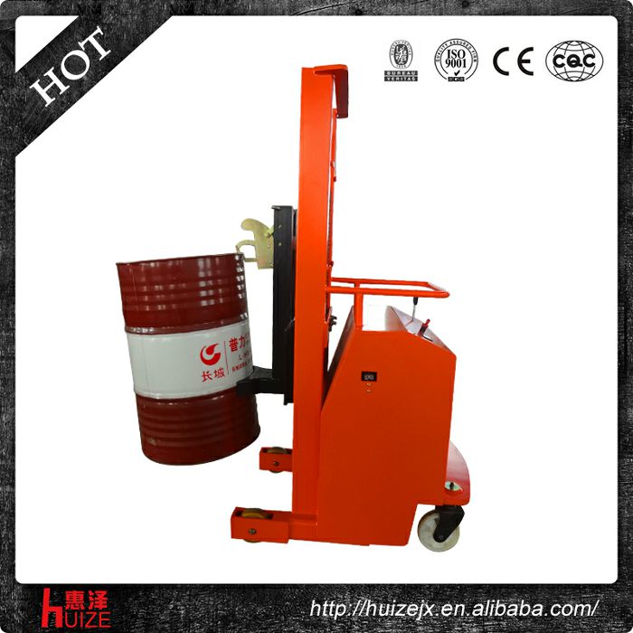 半電動(dòng)配重油桶車（無(wú)底腿，只堆垛，不翻轉(zhuǎn)）