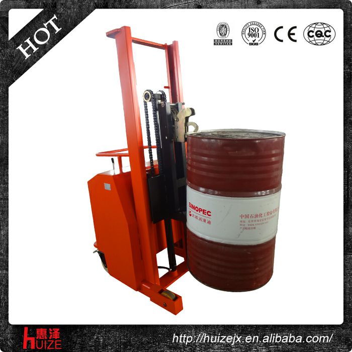 半電動(dòng)配重油桶車（無(wú)底腿,只堆垛，不翻轉(zhuǎn)）